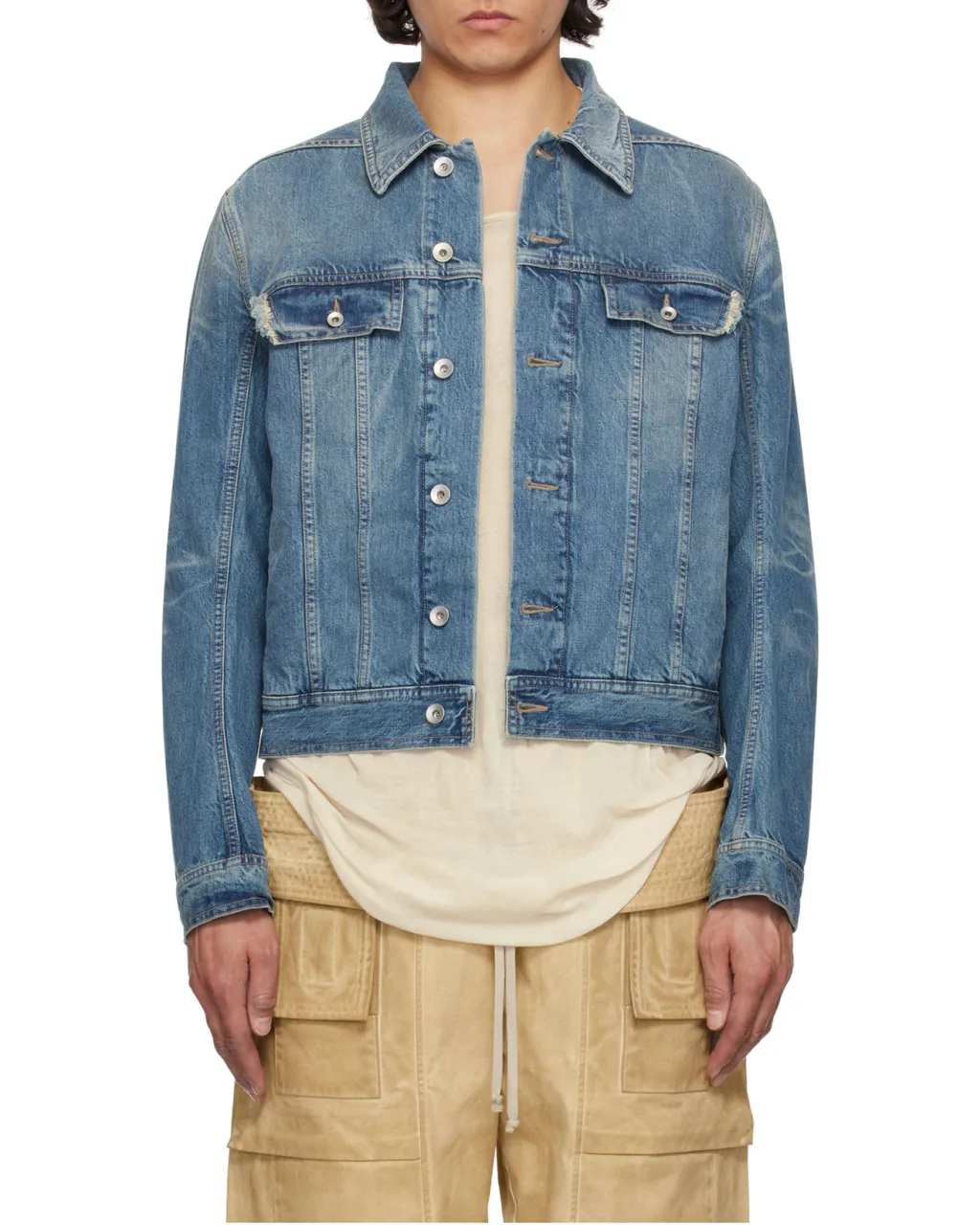 Distressed Trucker Denim Jackets