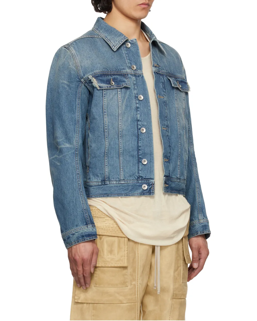 Distressed Trucker Denim Jackets