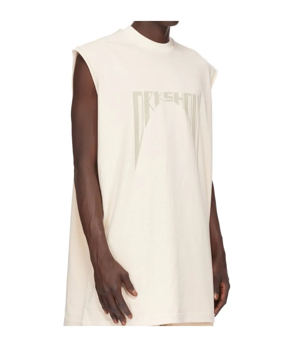 Logo Printed Sleeveless T-Shirt
