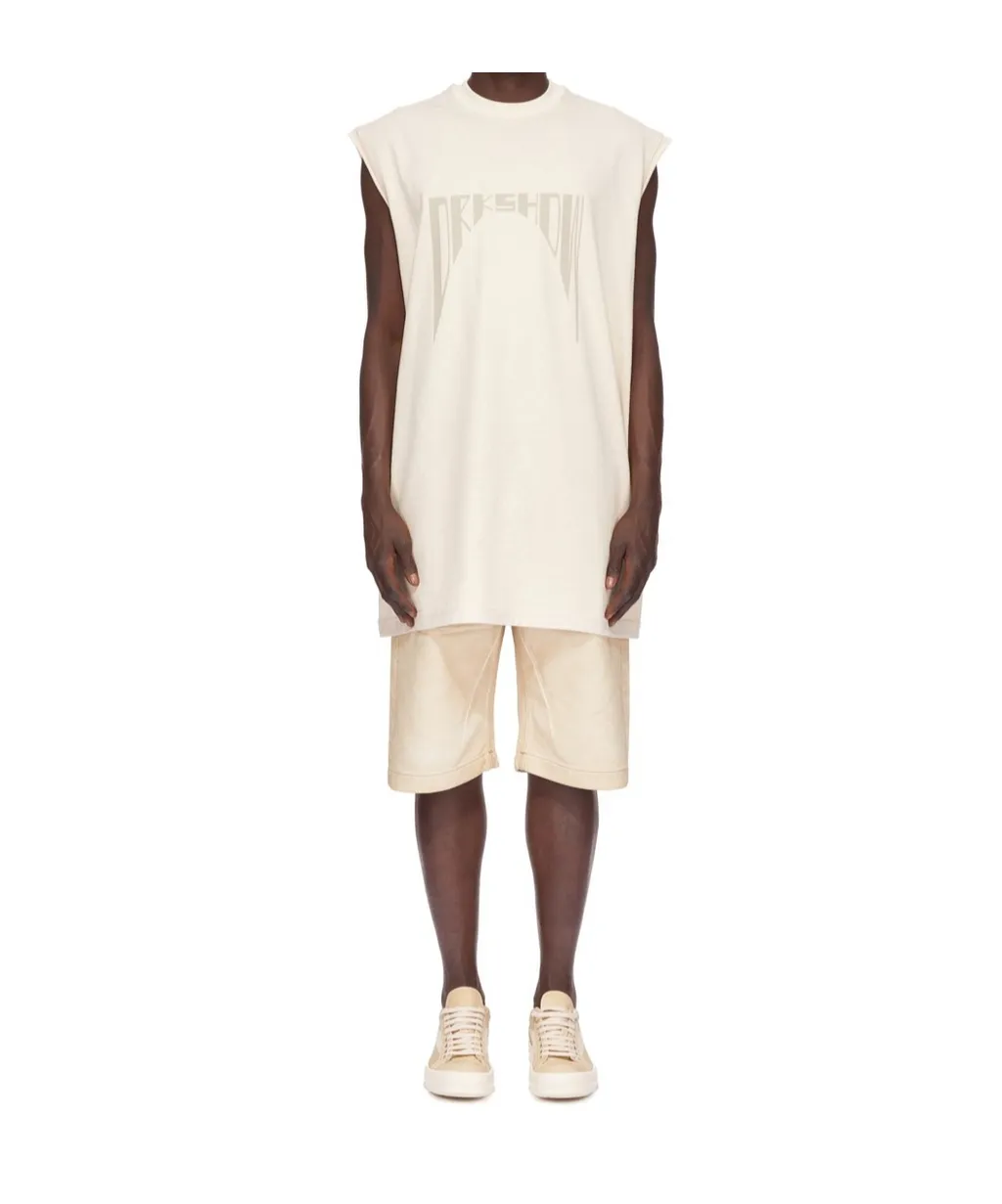 Logo Printed Sleeveless T-Shirt