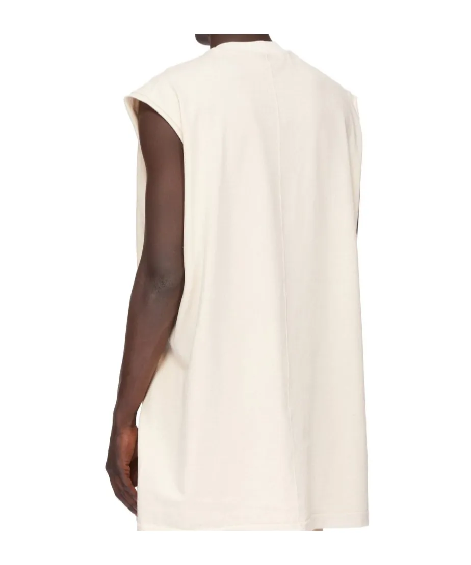 Logo Printed Sleeveless T-Shirt