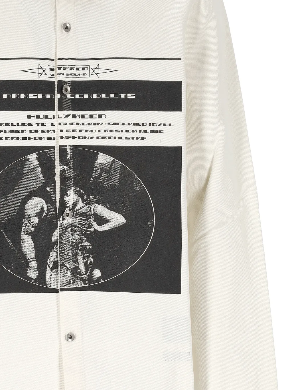 Graphic Printed Shirt Jacket