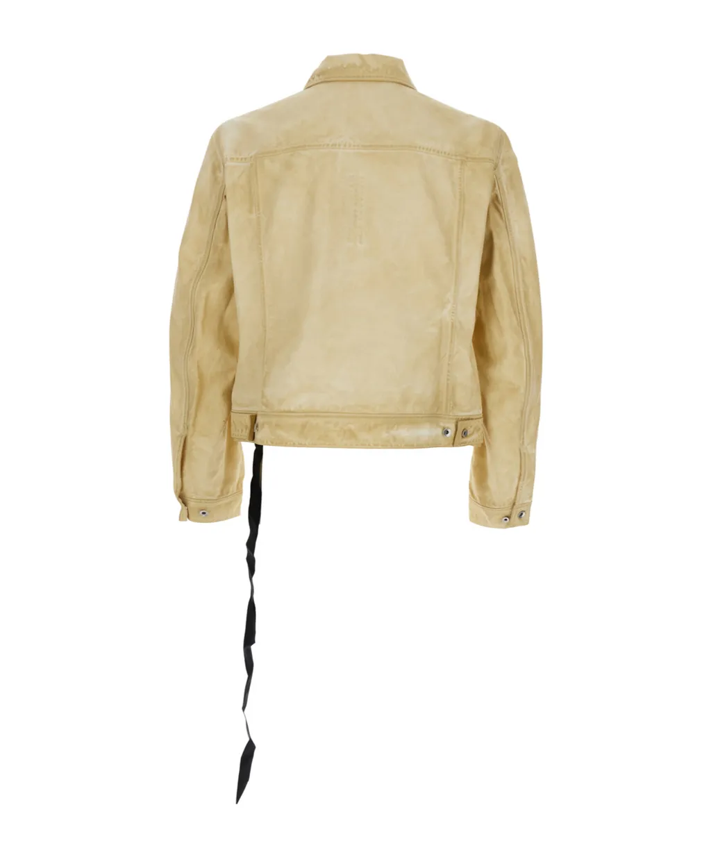 Drawstring Trucker Jacket