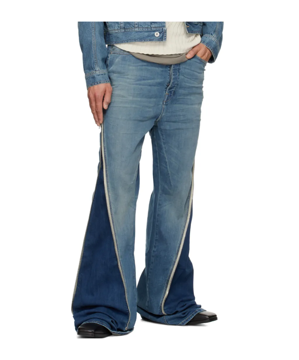 Bolan Banana Zip-Detailed Jeans