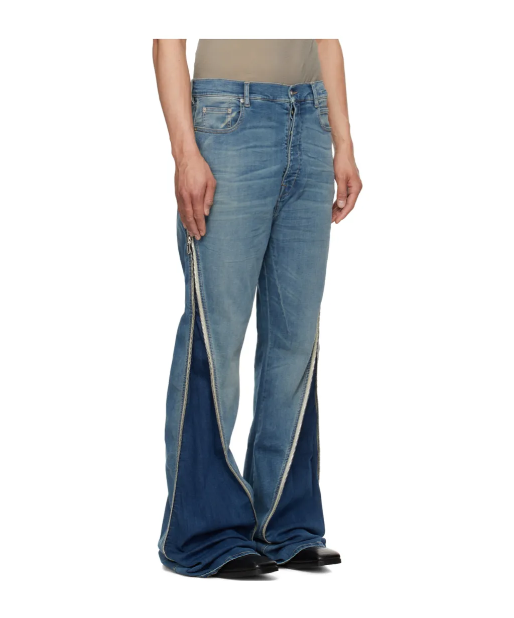 Bolan Banana Zip-Detailed Jeans