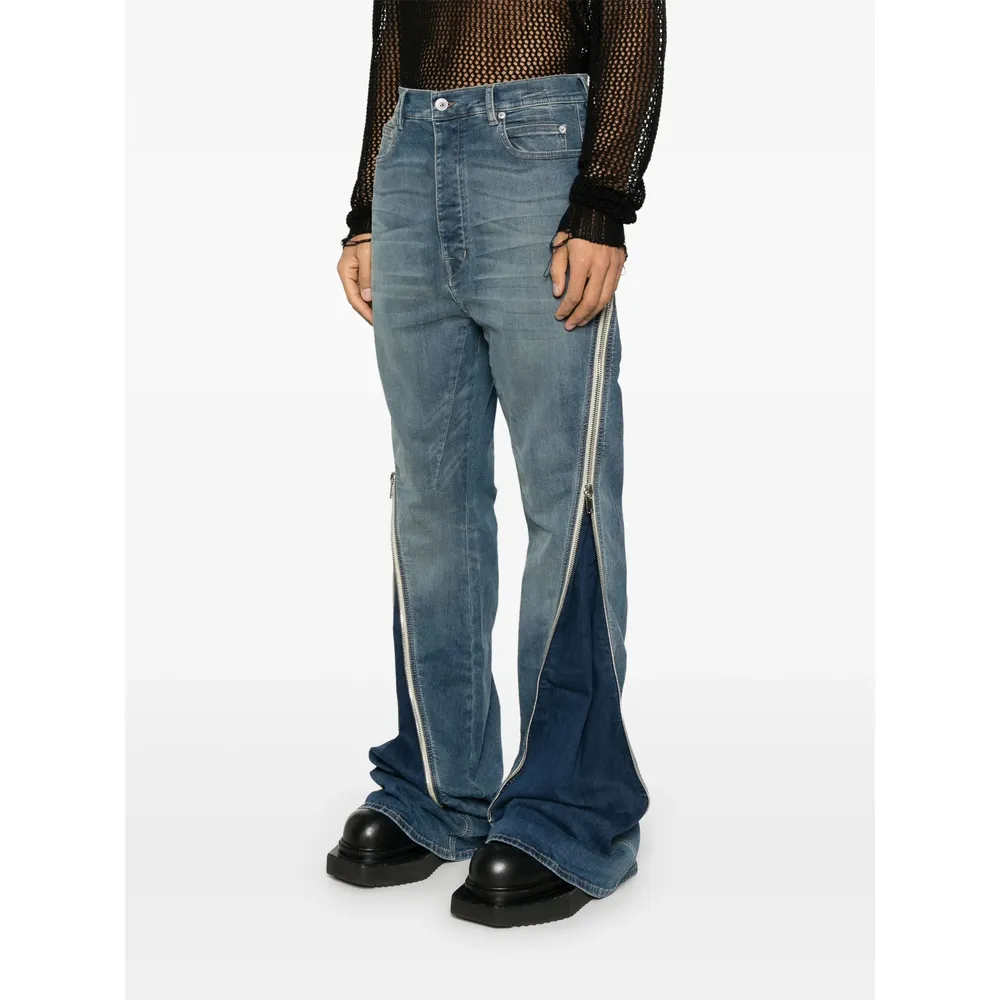 Bolan Banana Zip-Detailed Jeans