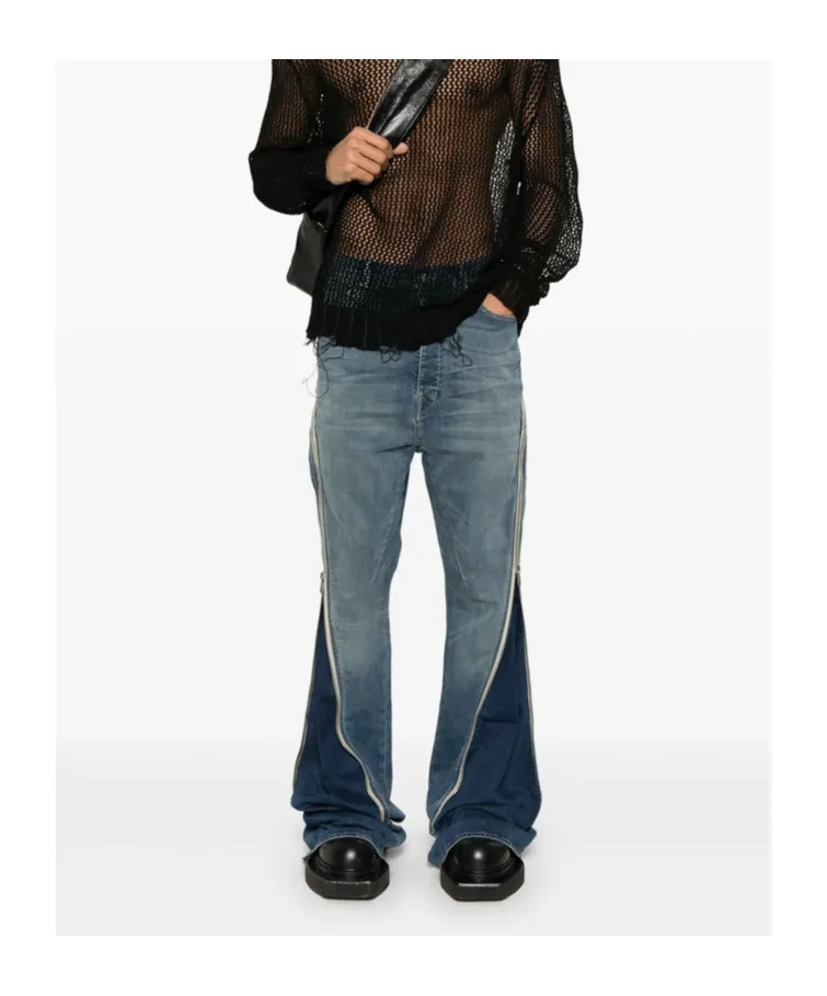 Bolan Banana Zip-Detailed Jeans