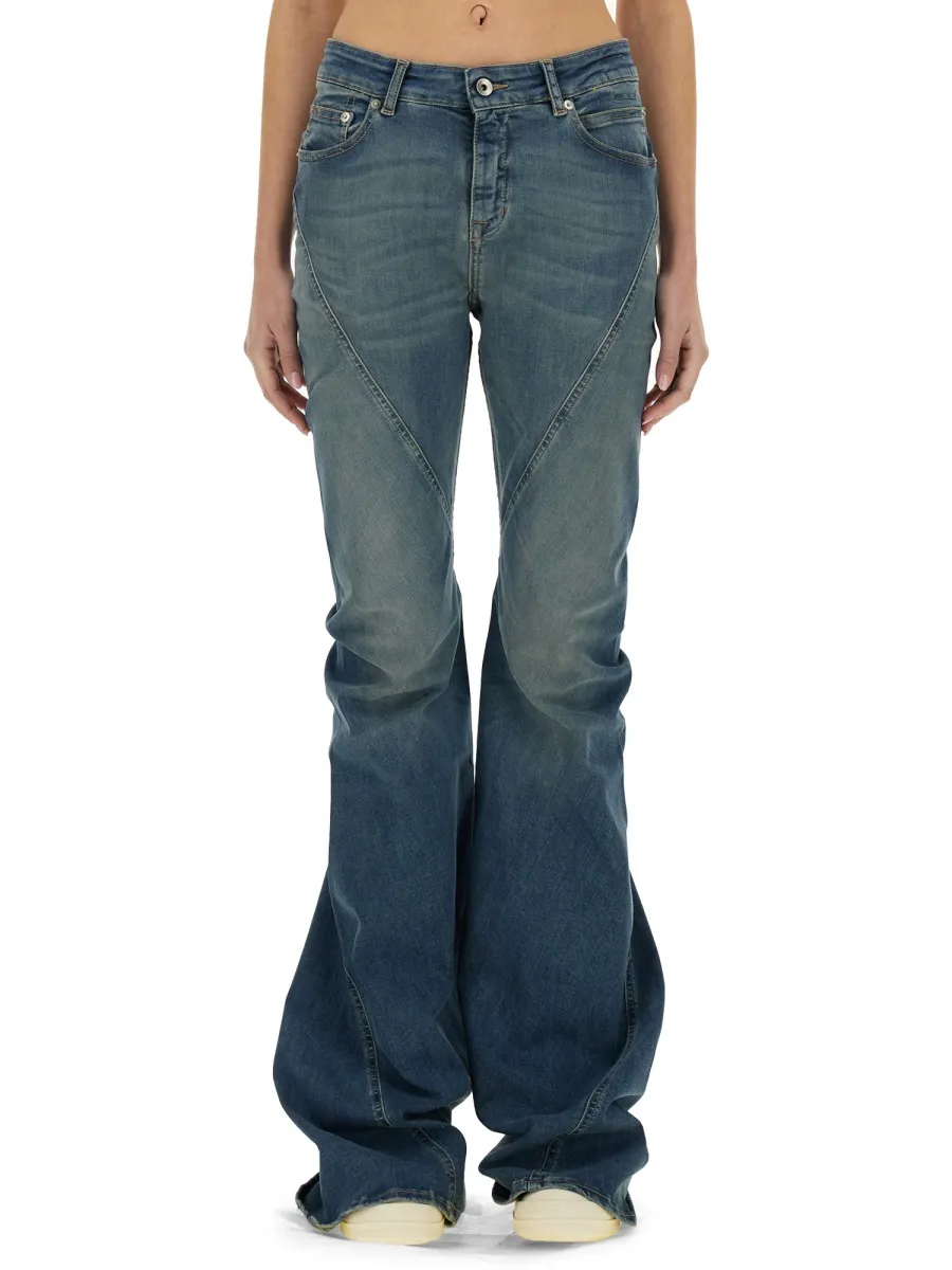 Hollywood Bias Bootcut Denim Pants
