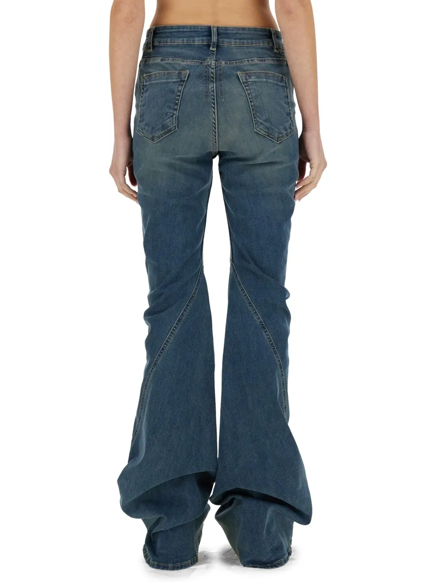 Hollywood Bias Bootcut Denim Pants