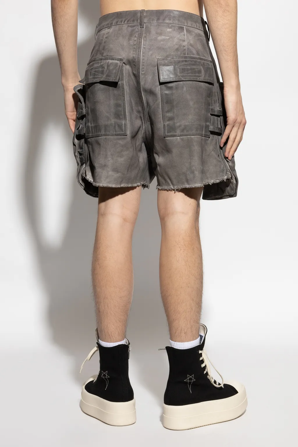 Denim Cargo Shorts
