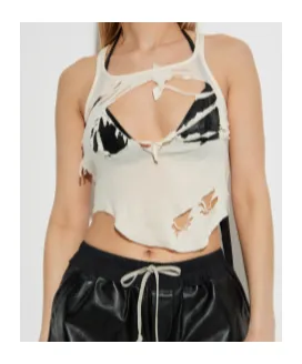 Distressed Tank Top