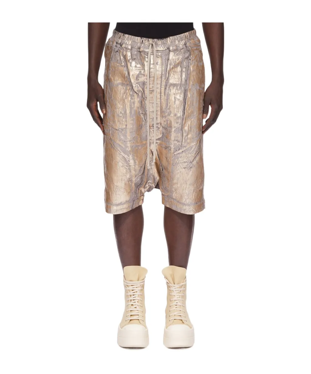 Drawstring Dropped Crotch Shorts