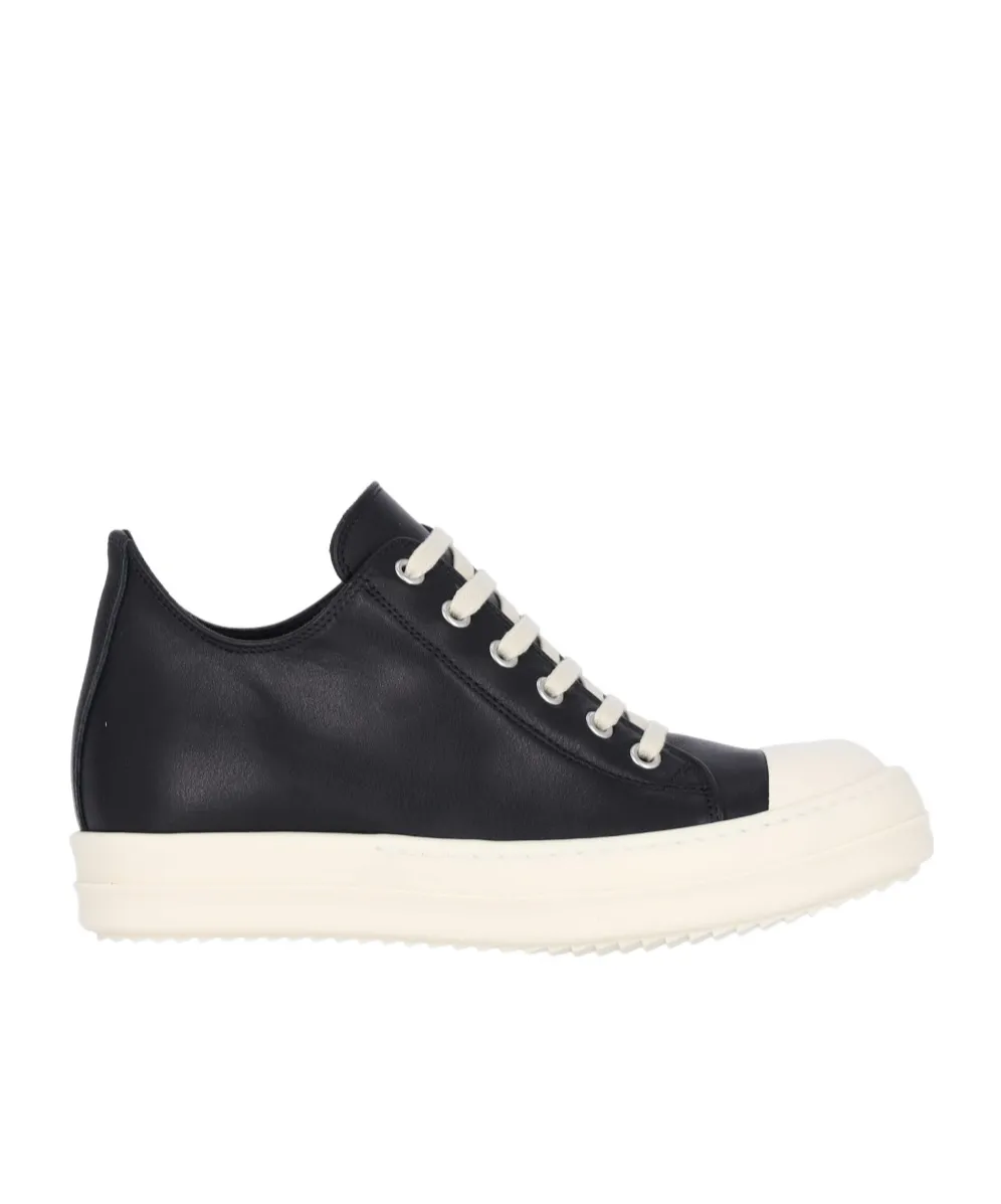 Round-Toe Lace-Up Sneakers