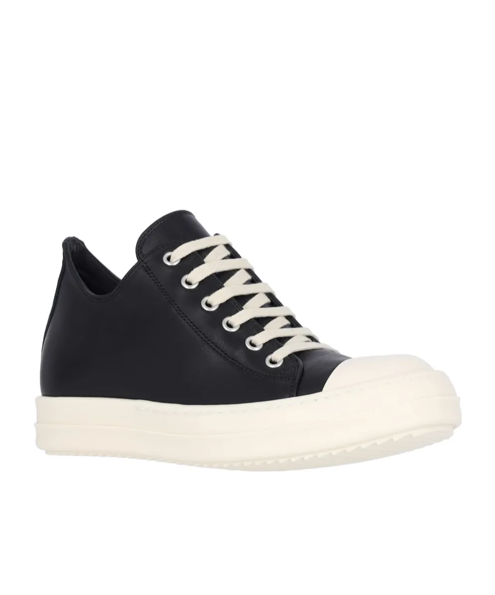 Round-Toe Lace-Up Sneakers