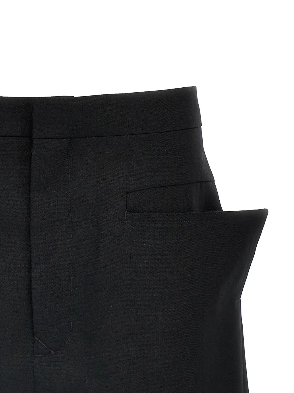 Cut Off Mini Skirt