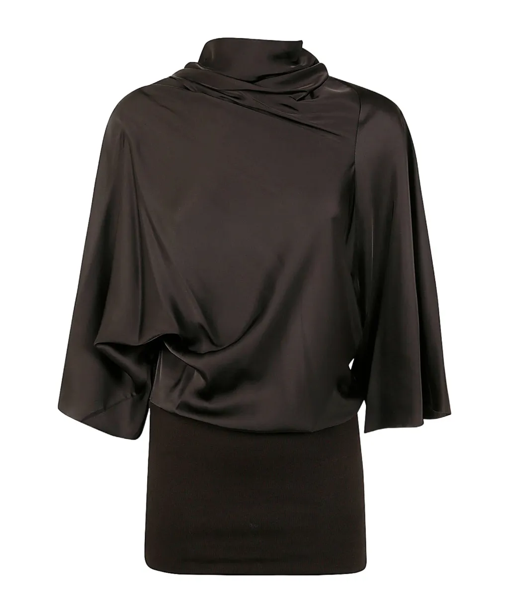 Cylinder Draped Top