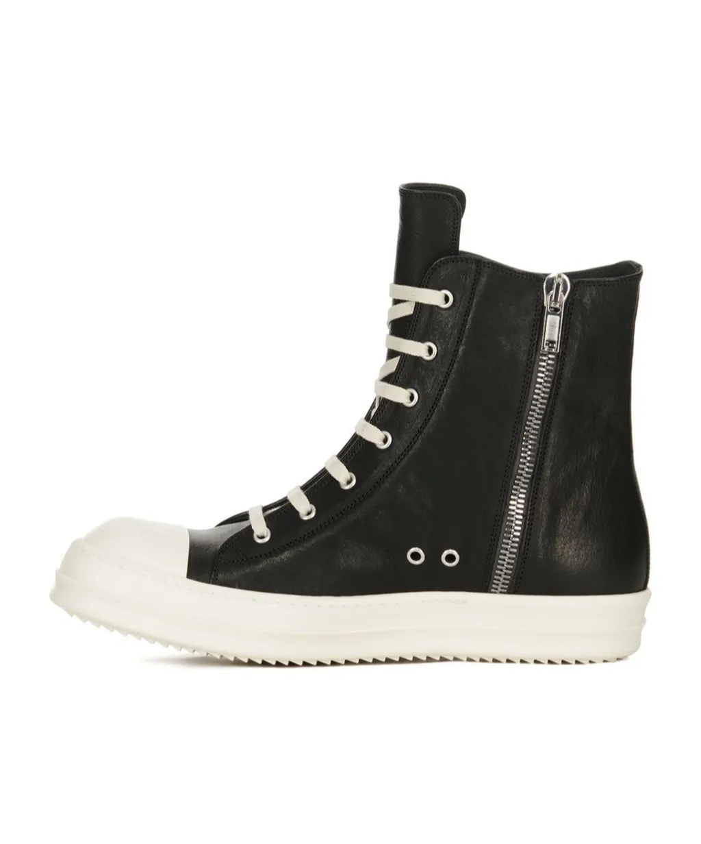 High-Top Lace-Up Sneakers