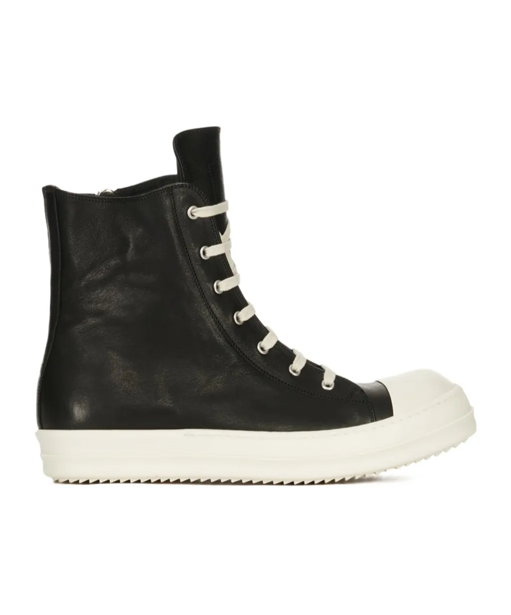 High-Top Lace-Up Sneakers