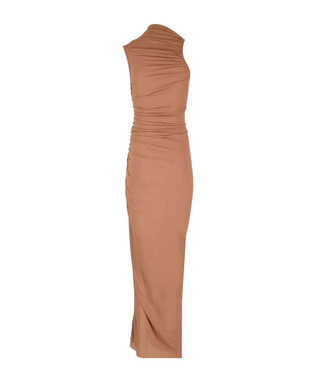 Draped Long Dress