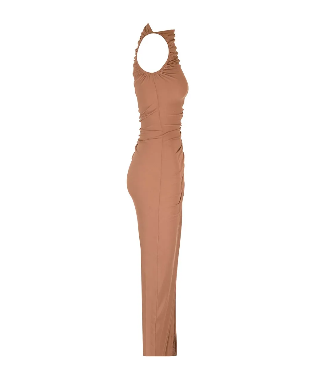 Draped Long Dress
