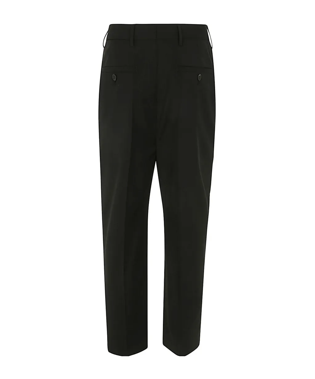 Pressed-Creased Tapered Trousers