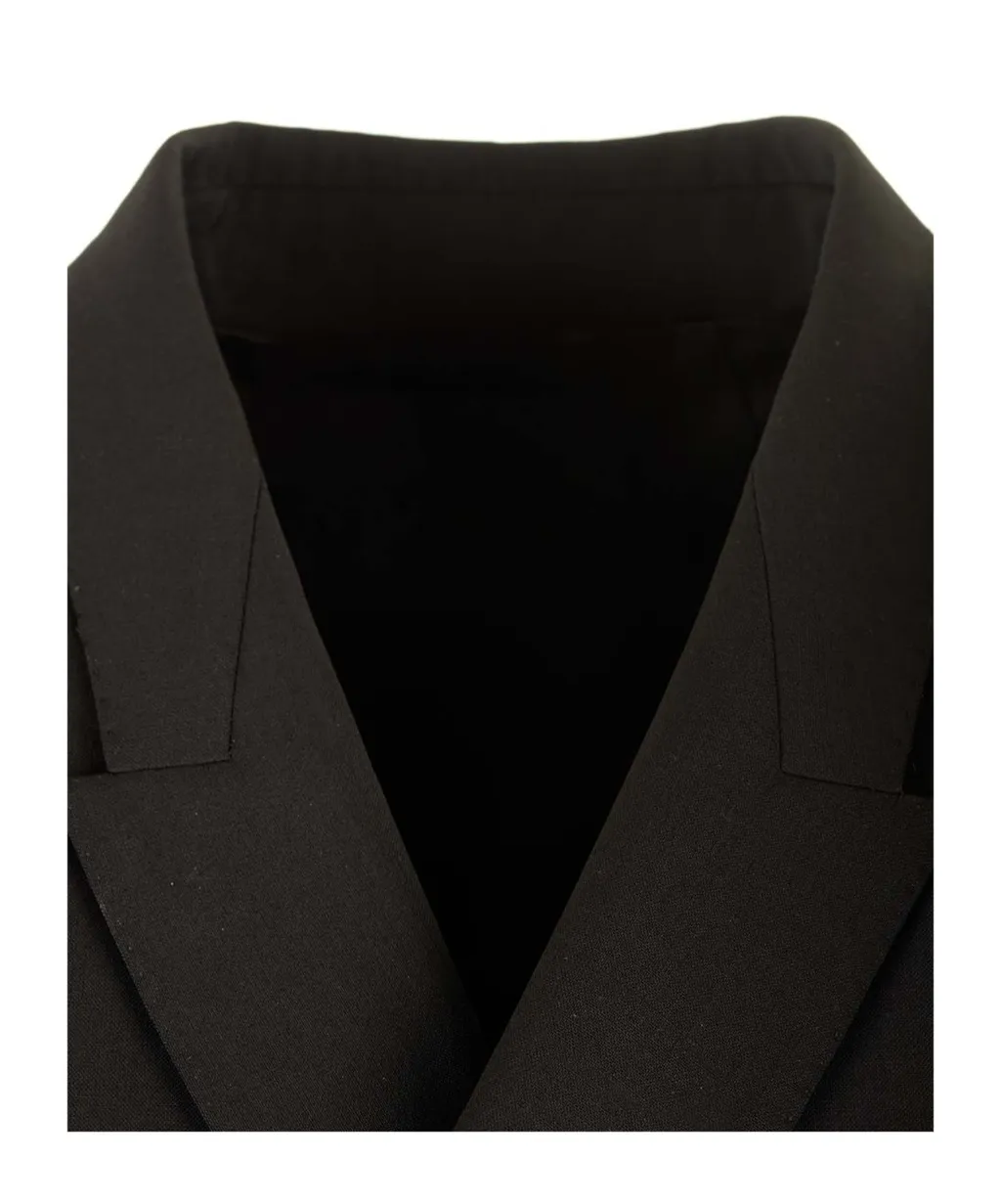 Double-Breasted Cropped Jacket