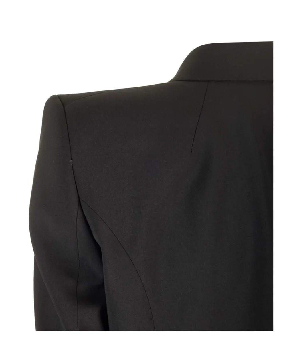 Double-Breasted Cropped Jacket