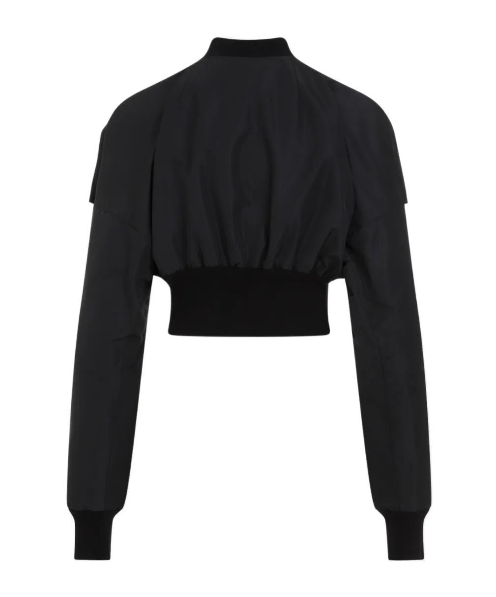 Long-Sleeved Cropped Jacket