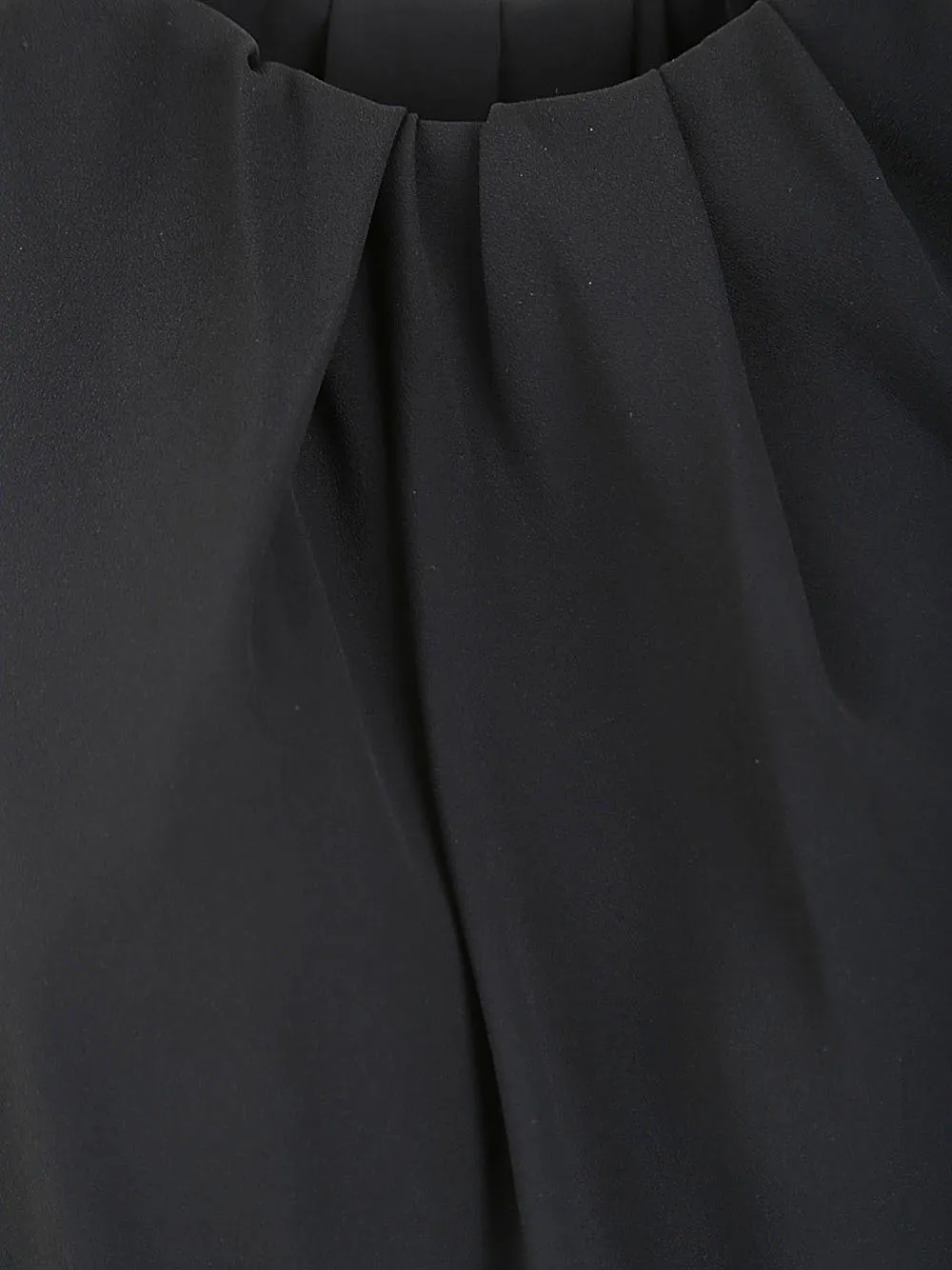 Draped-Neck Sleeveless Top