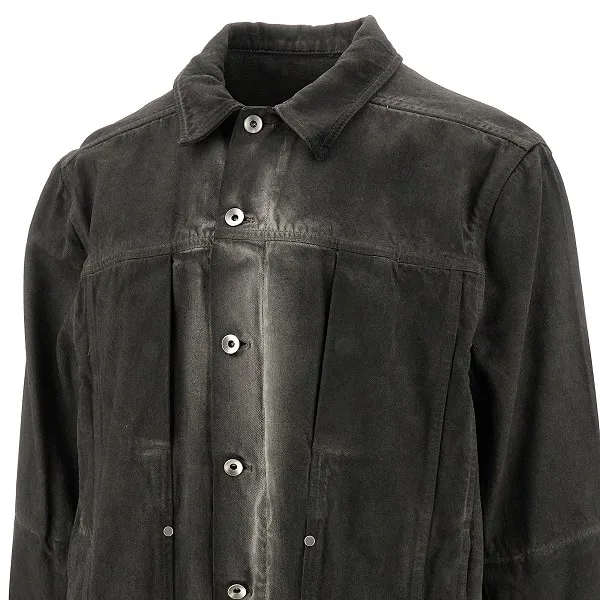 Lido Worker Buttoned Denim Jacket
