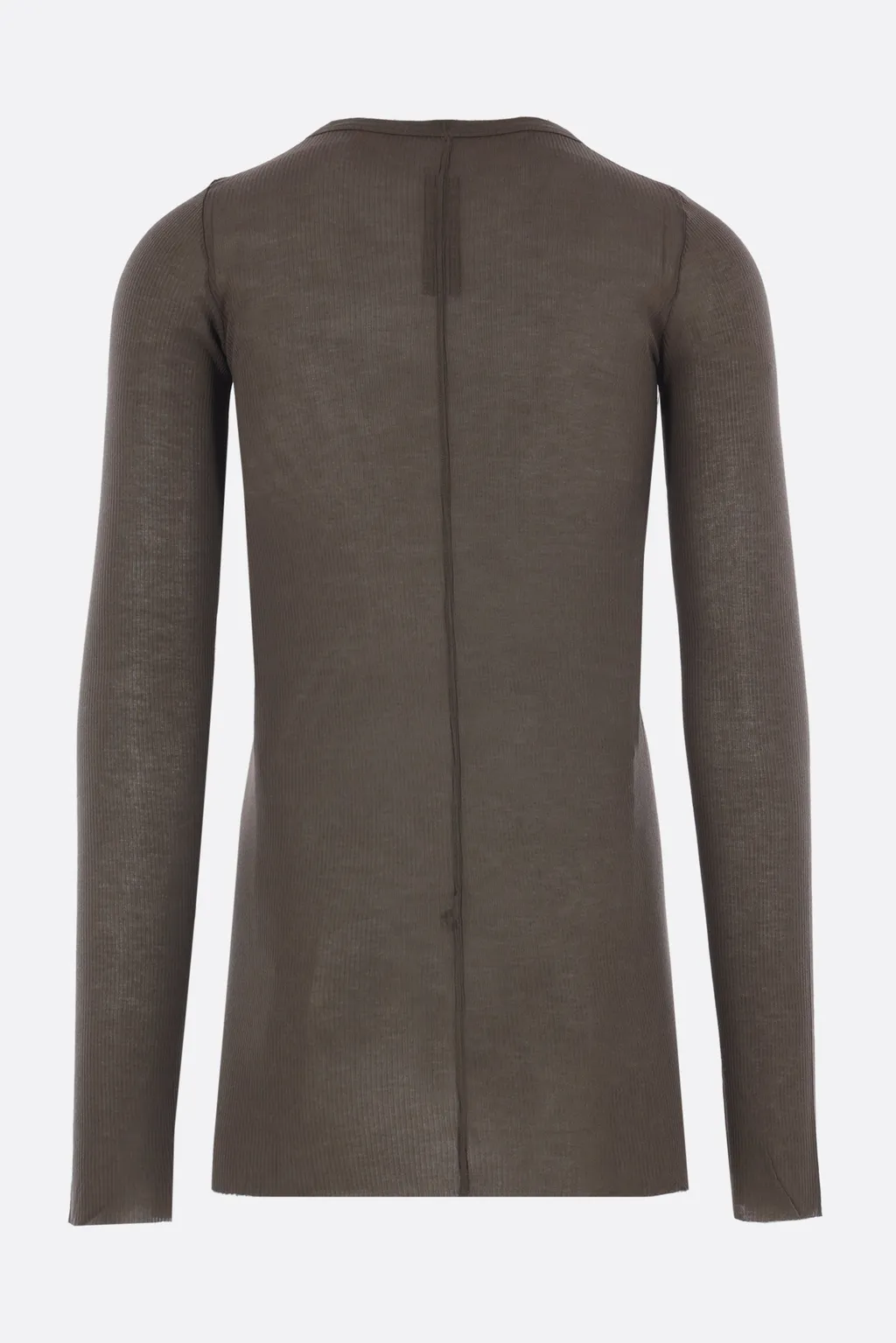 Ribbed Long-Sleeved T-Shirt