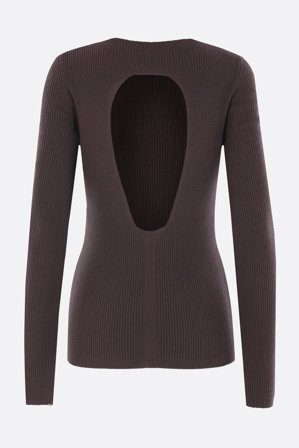 Ribbed Open-Back Top