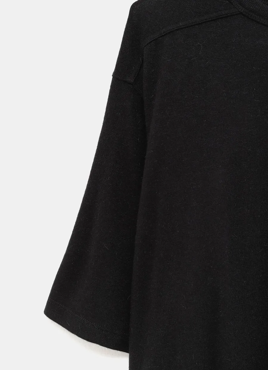 Short-Sleeve Panelled Top