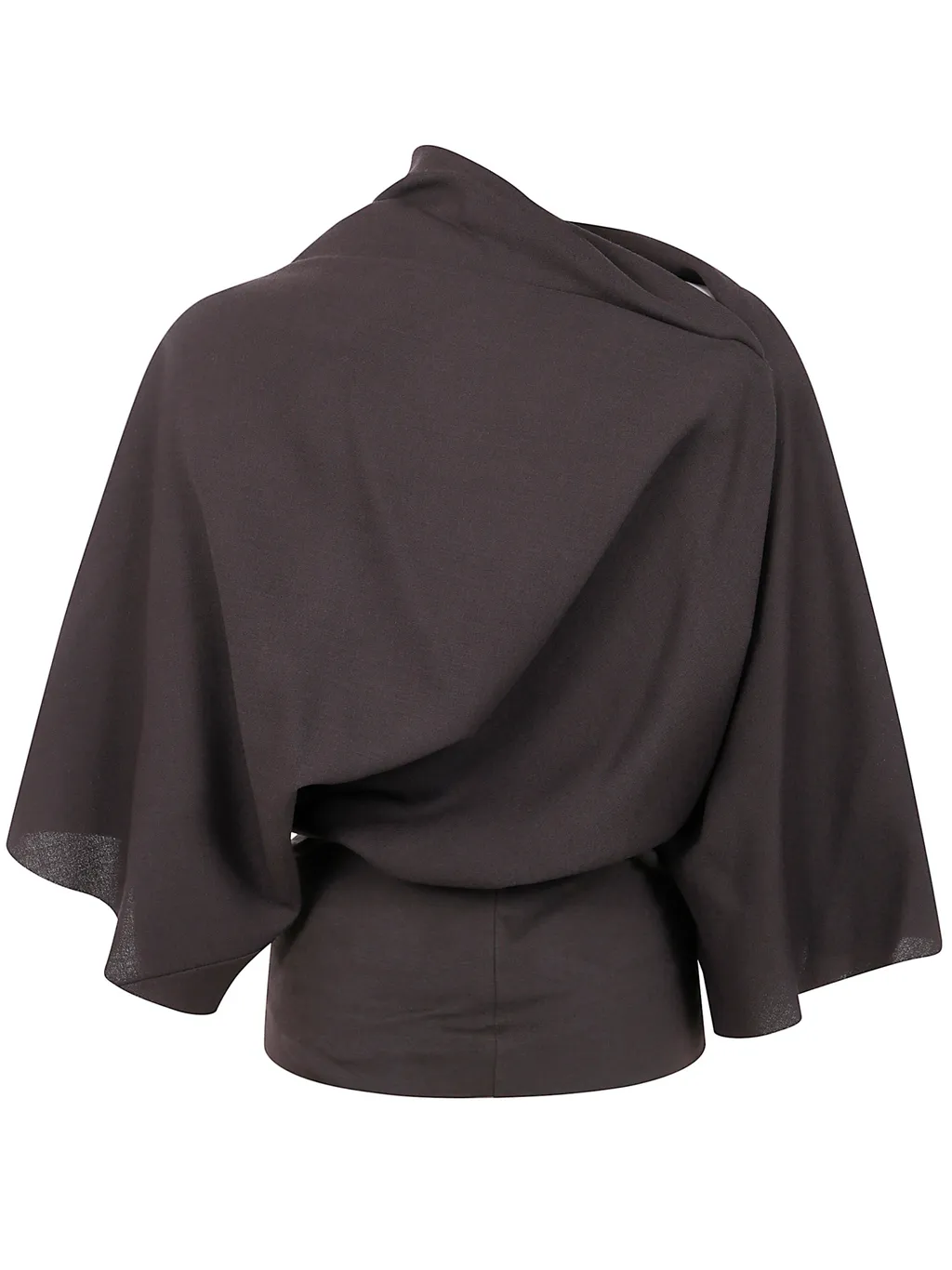 Draped Cowl-Neck Top