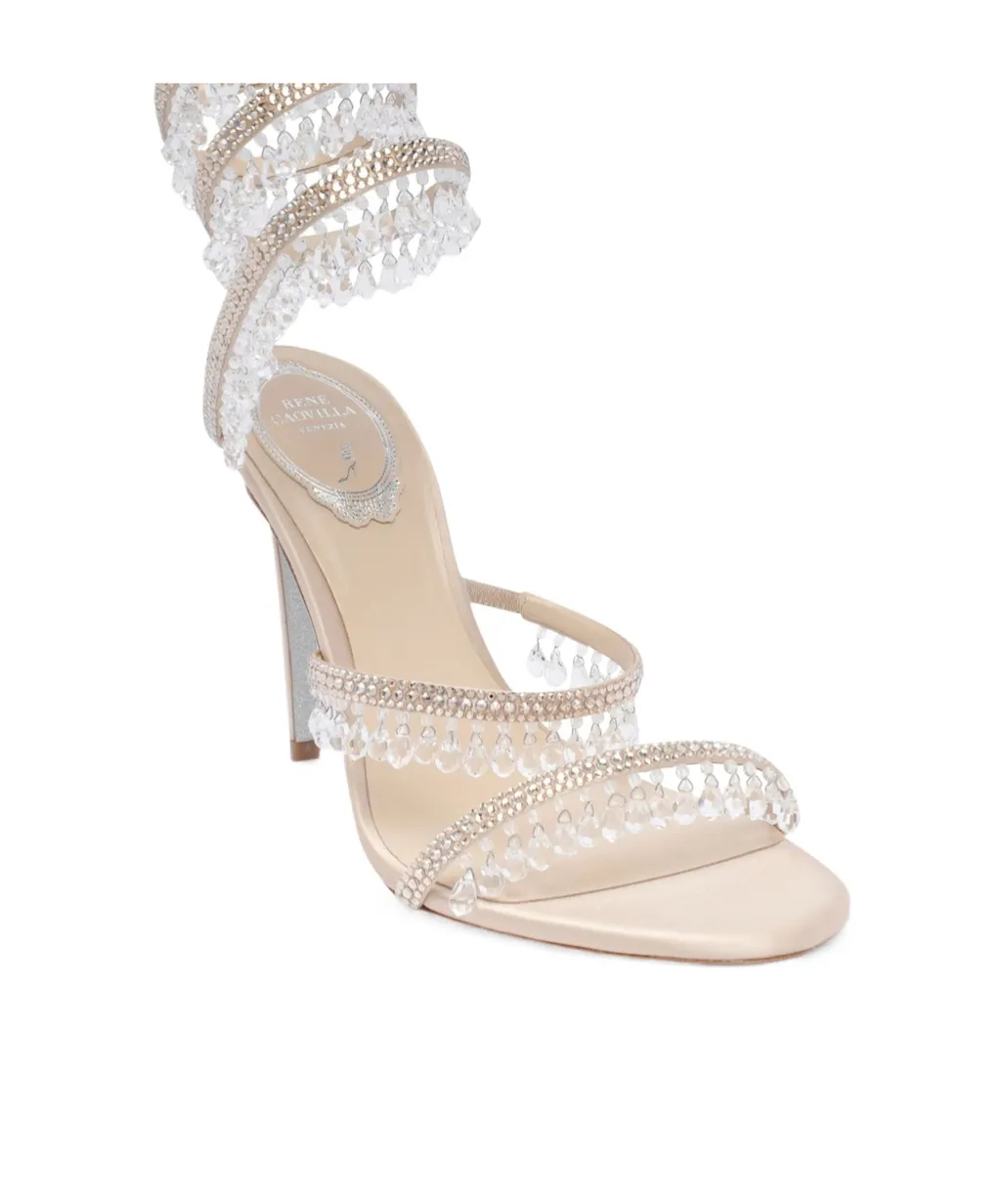Round Toe High Heel Sandals