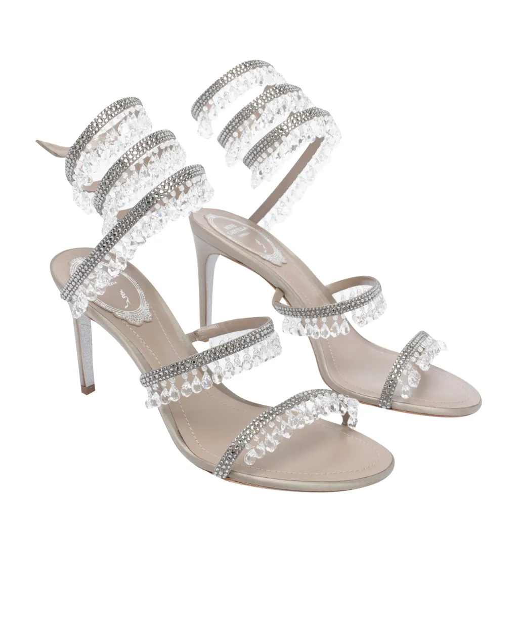 Embellished Heeled Sandals