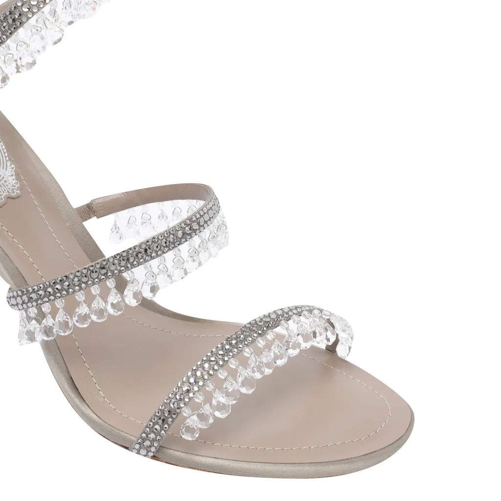 Embellished Heeled Sandals