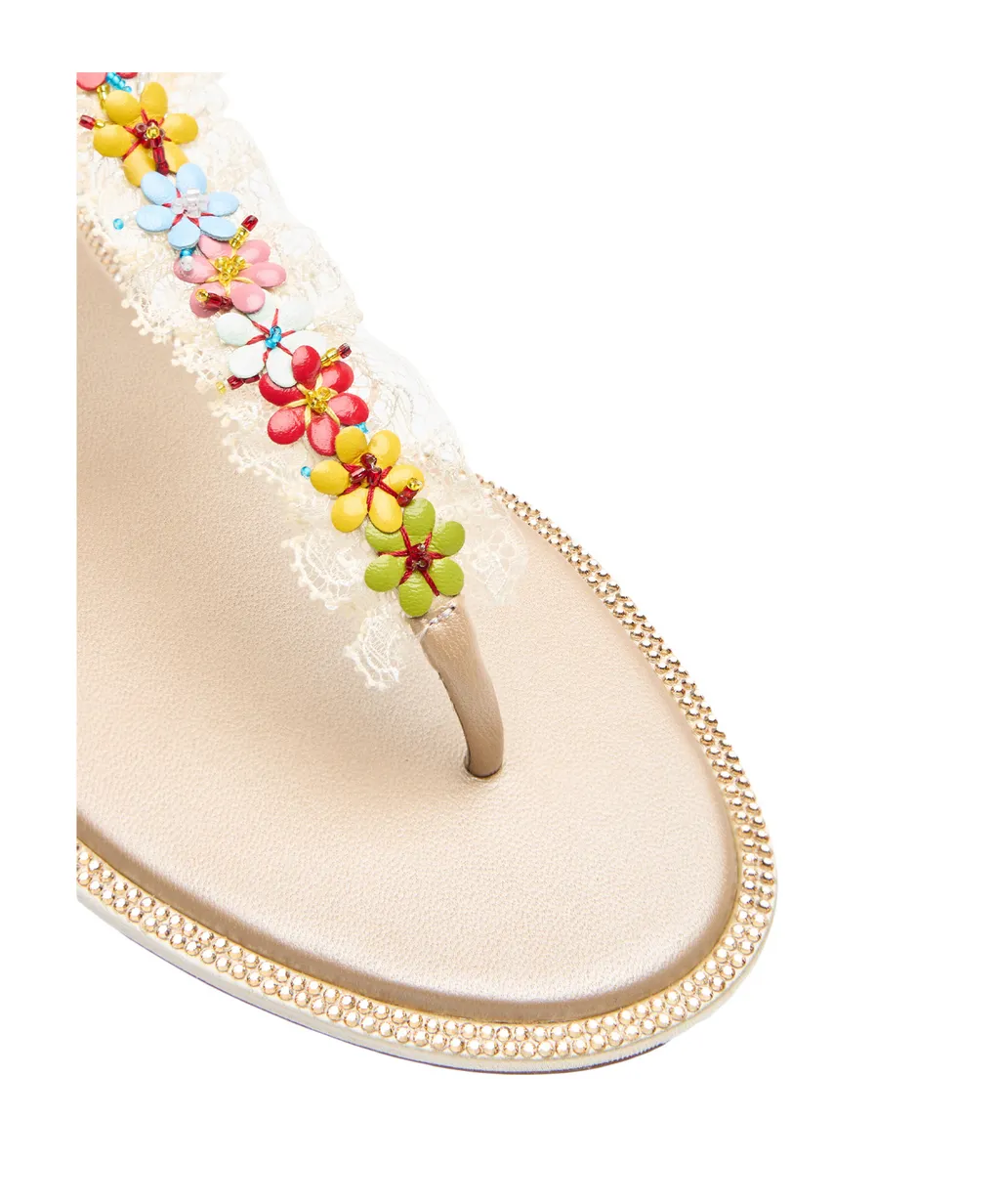 Round Toe Flat Sandals