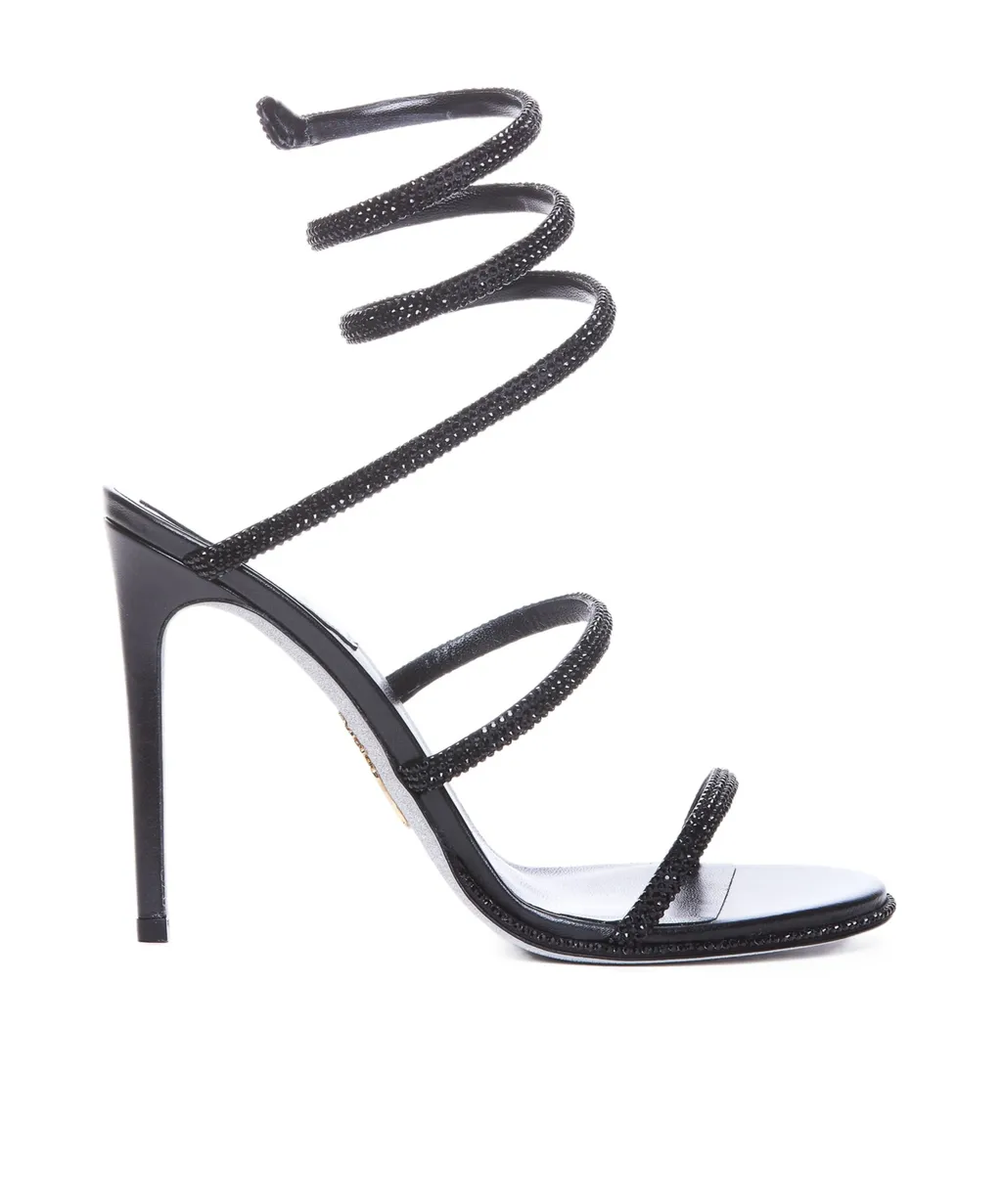 Embellished Heeled Sandals