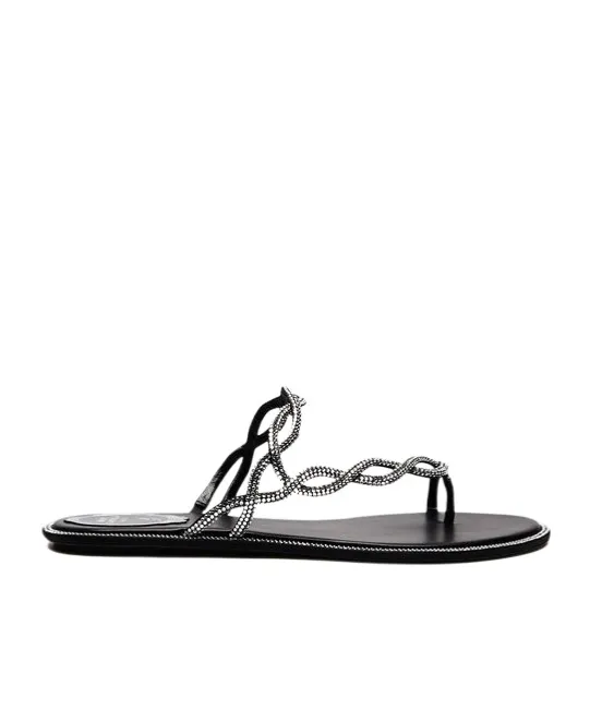 Embellished Slip-On Sandals