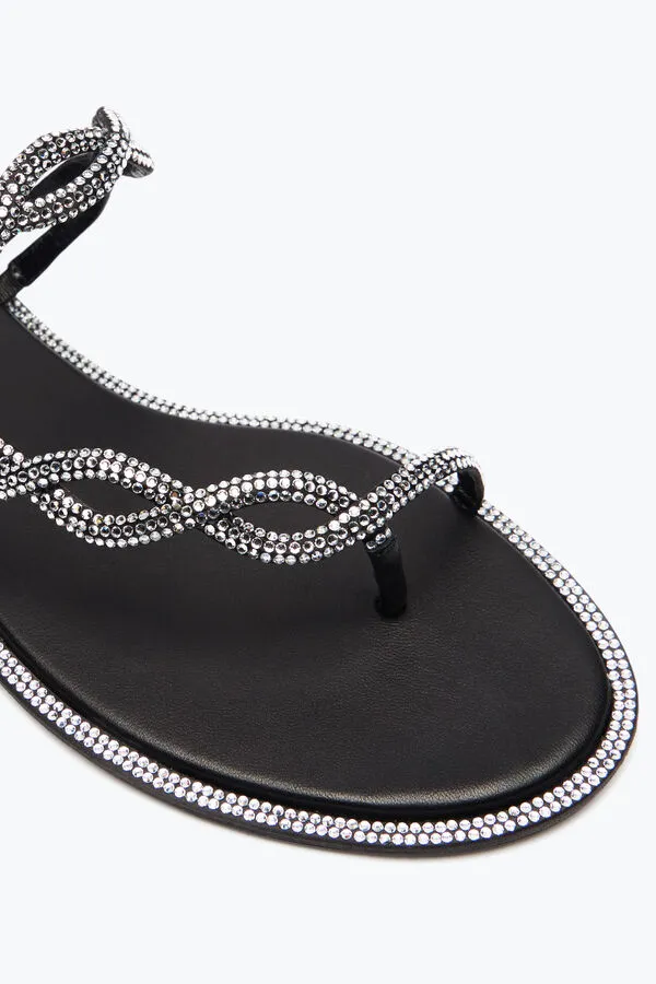 Embellished Slip-On Sandals