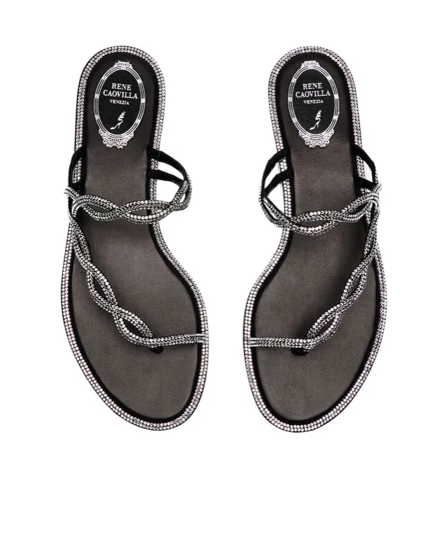 Embellished Slip-On Sandals