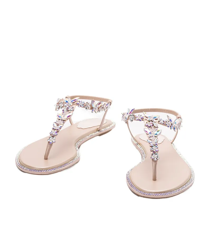 Crystal-Embellished Sandals