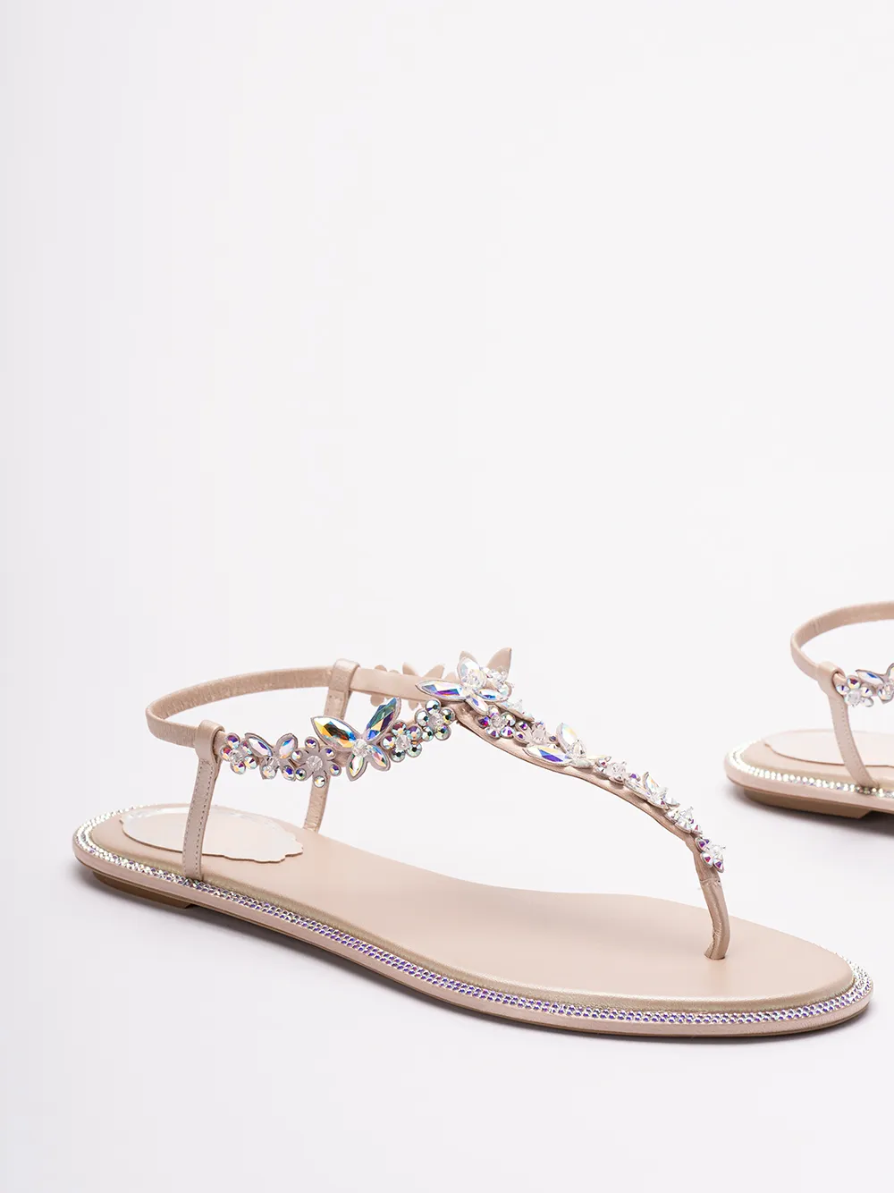 Crystal-Embellished Sandals