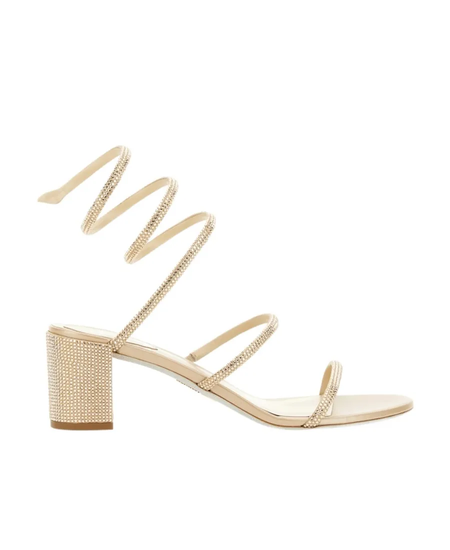 Cleo Ankle Strap Embellished Sandals