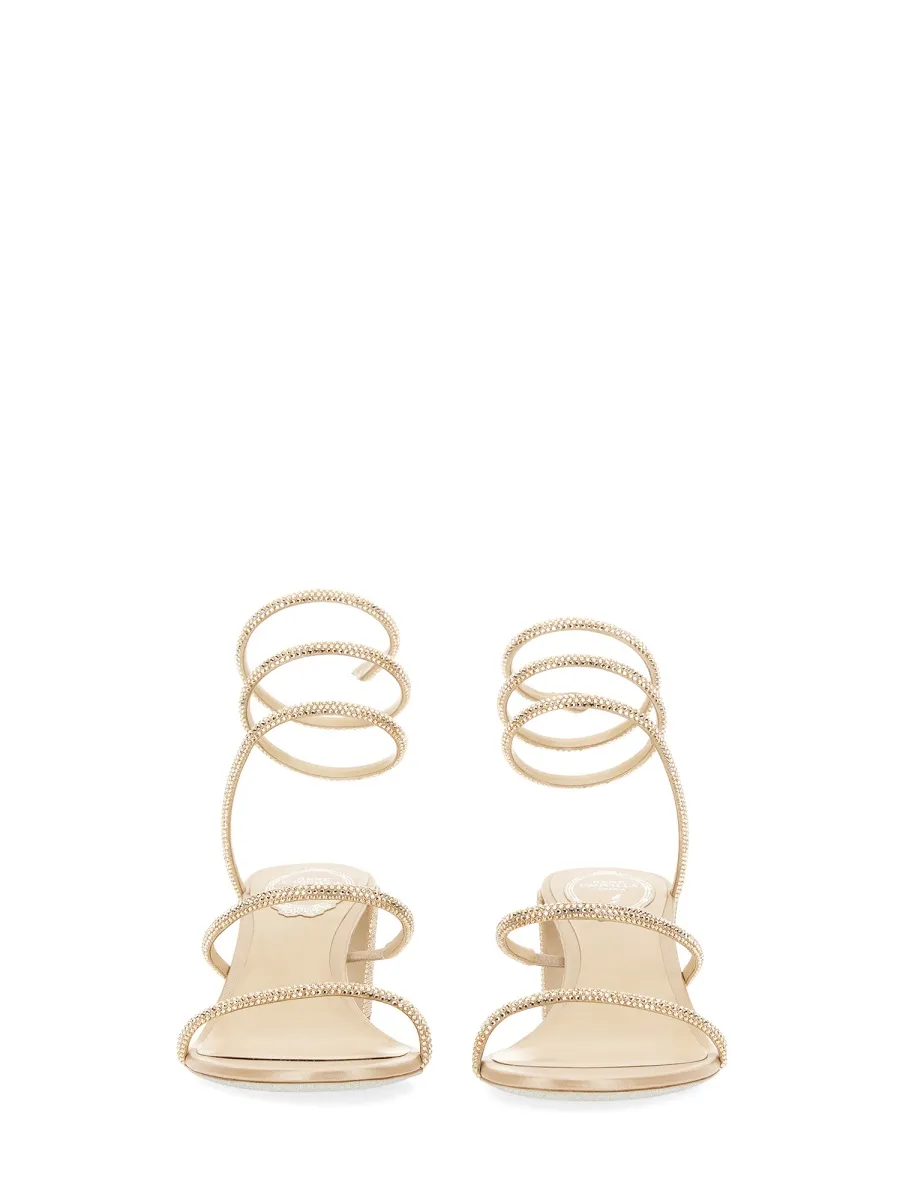 Cleo Ankle Strap Embellished Sandals
