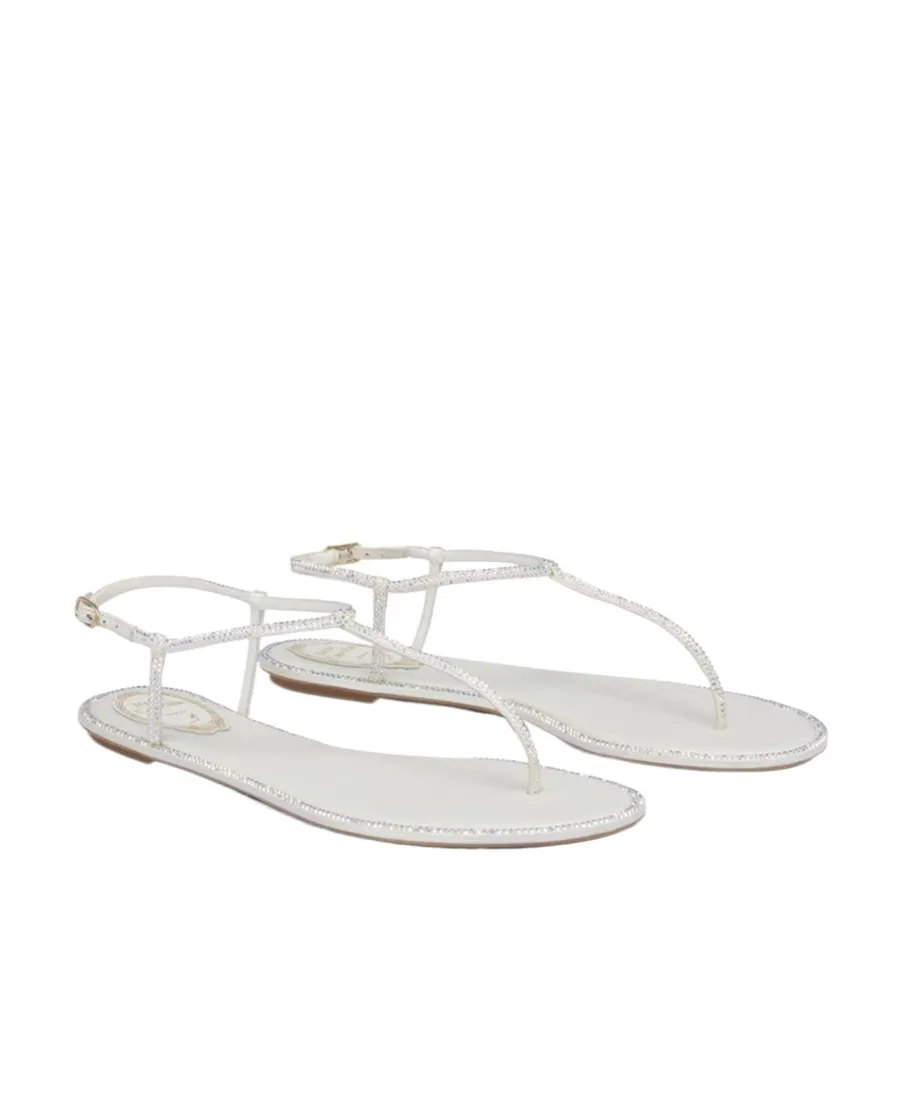 Embellished Round Toe Sandals