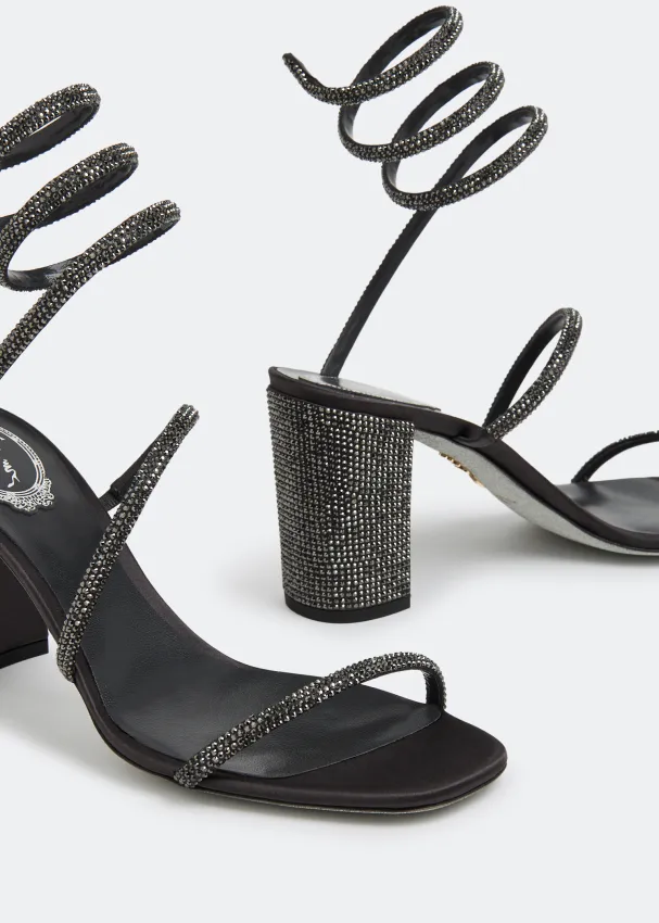 Cleo 90Mm Crystal-Embellished Sandals