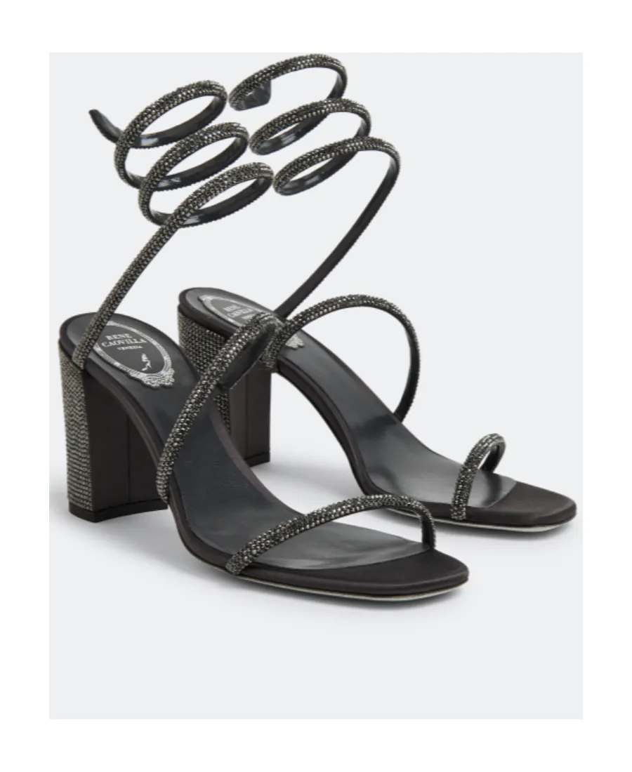 Cleo 90Mm Crystal-Embellished Sandals