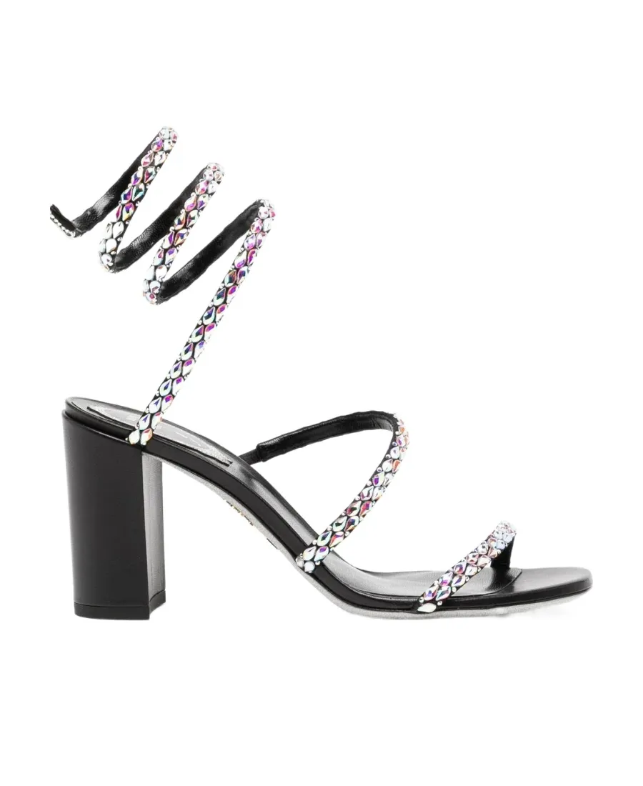 Crystal Embellished Strappy Sandals